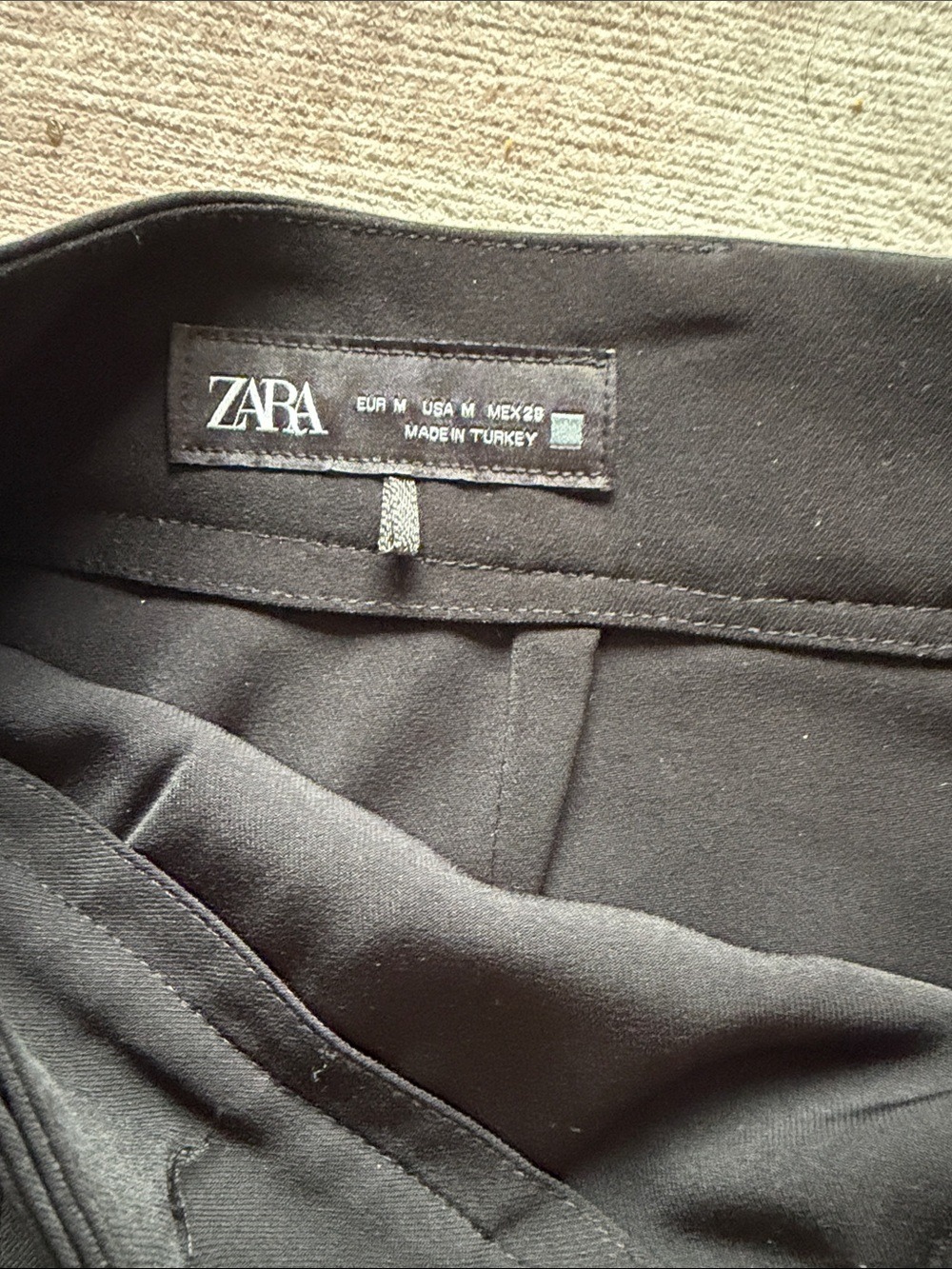 Zara Black Skort Medium - Picture 2 of 3